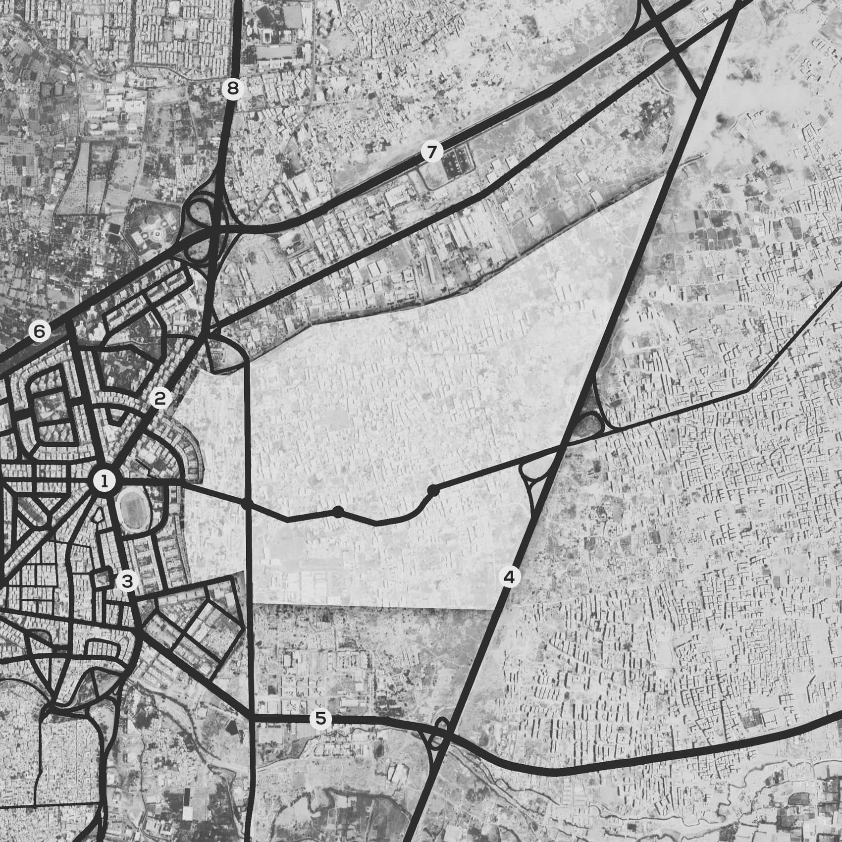 Rubbles of Jobar: Context Analysis